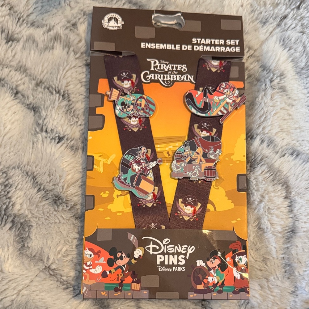 Disney Parks Pirates of the Caribbean Pin Starter Set